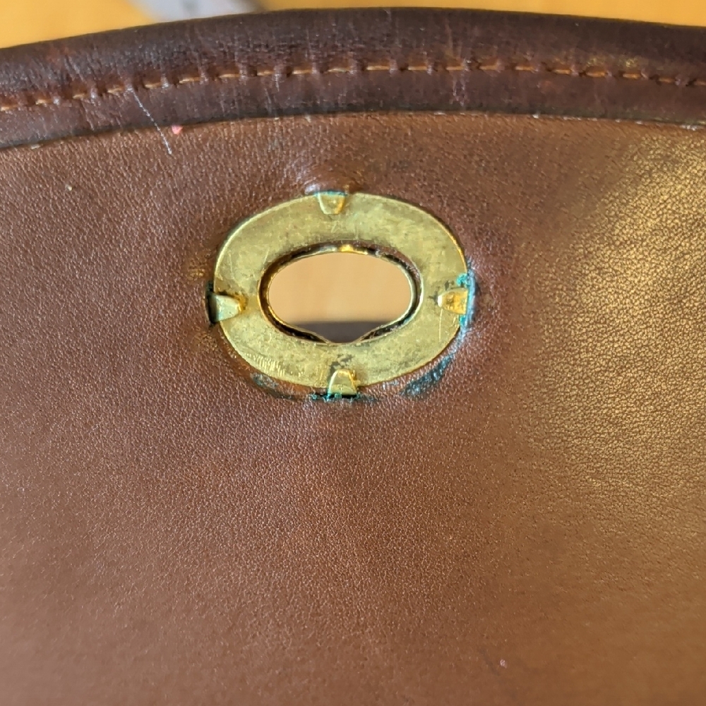 Coach Mahogany Leather Crossbody Top-Handle Bag - Picture 3 of 15